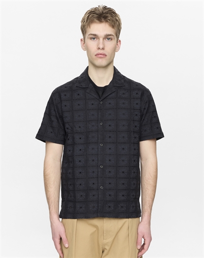 Anerkjendt - AKLeander Kurzarmhemd - Caviar